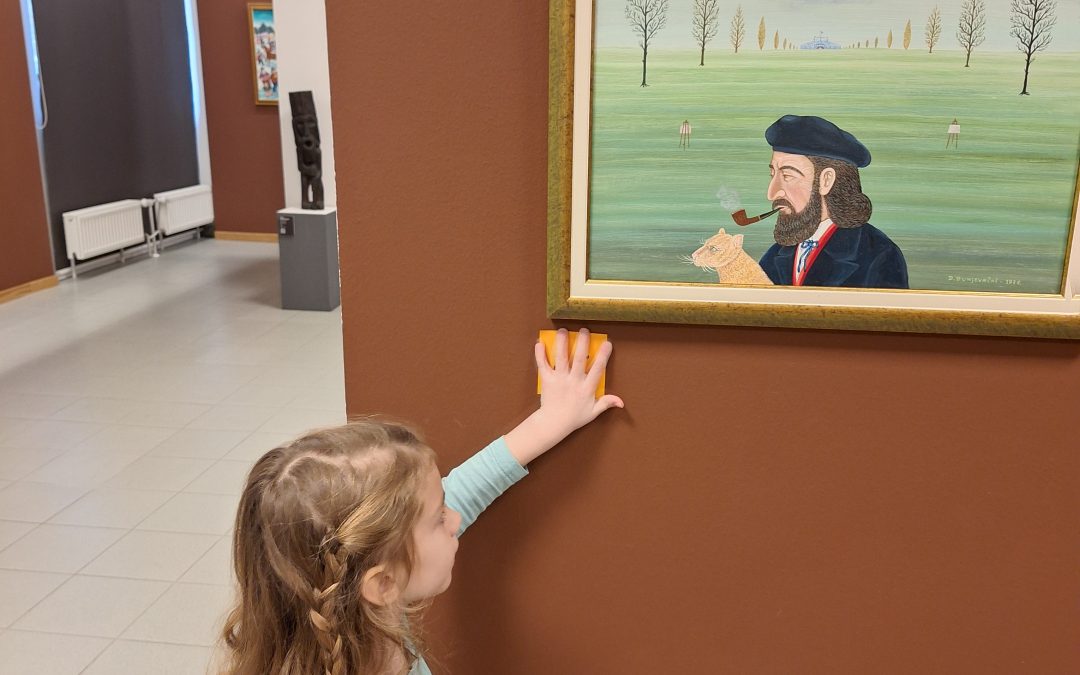 Zaščiteno: Obisk Galerije likovnih samorastnikov in Zdravstvenega doma Trebnje